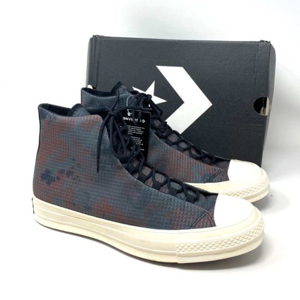 💖MEGA SALE💖Converse 170903C CHUCK 70 Women's 9.5 SEAM Black Terracotta Canvas - Picture 4 of 9